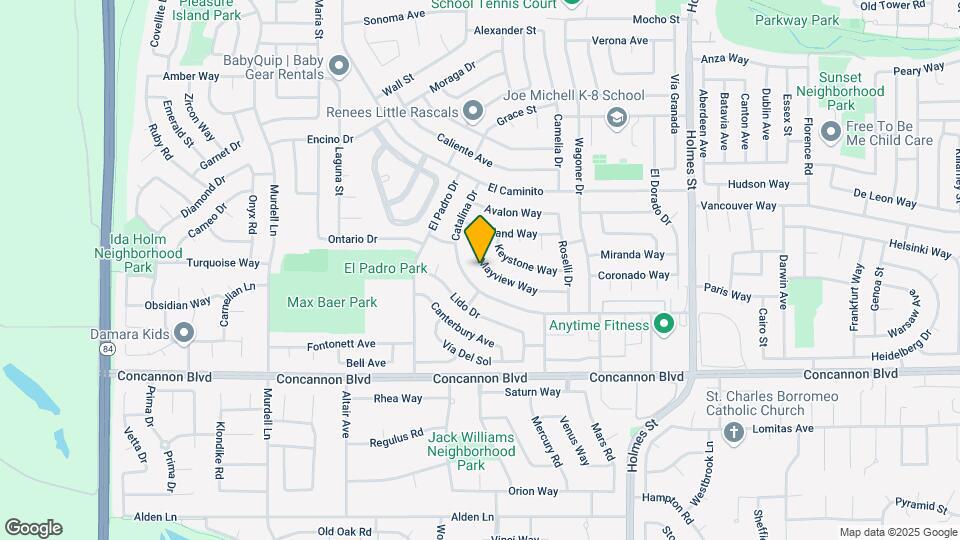 757 Mayview Way Map and Location Details