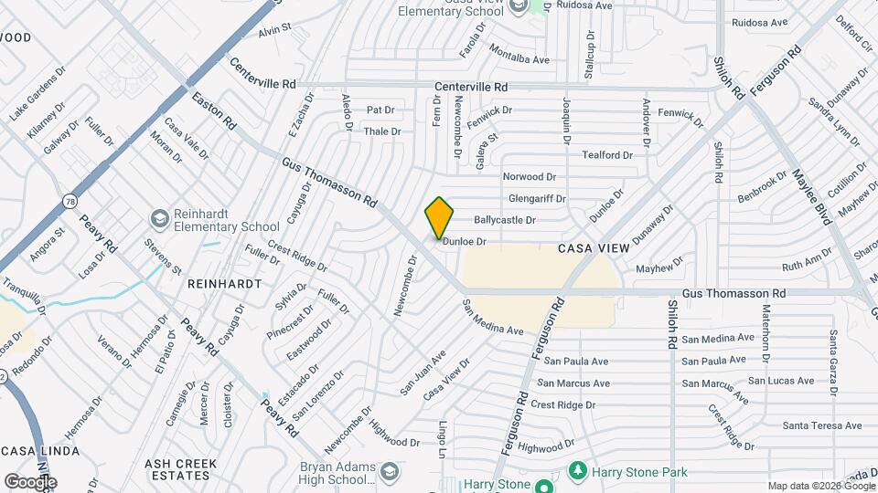 2114 Dunloe Ave Map and Location Details