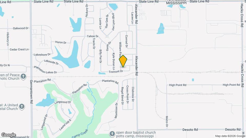 9878 Tremont Dr Map and Location Details