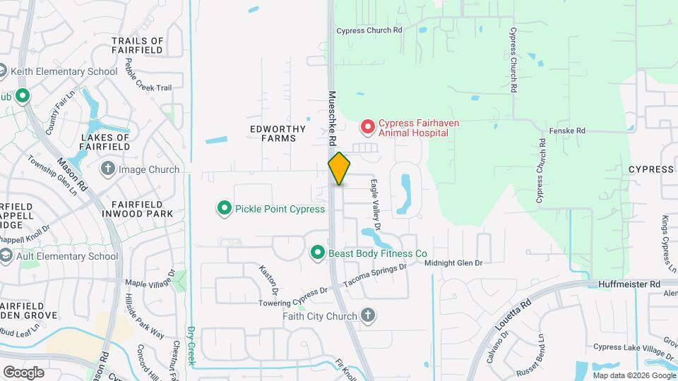 15627 Huddleston Dr Map and Location Details