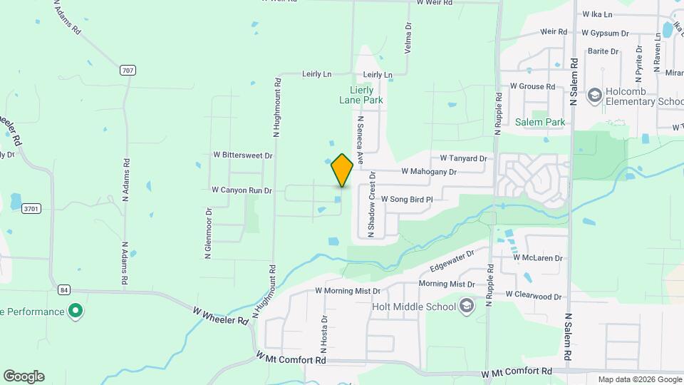 2734 N Snowball Dr Map and Location Details