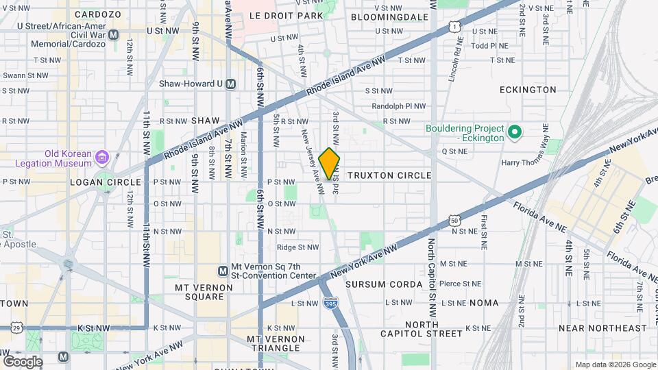 308 P St NW Map and Location Details