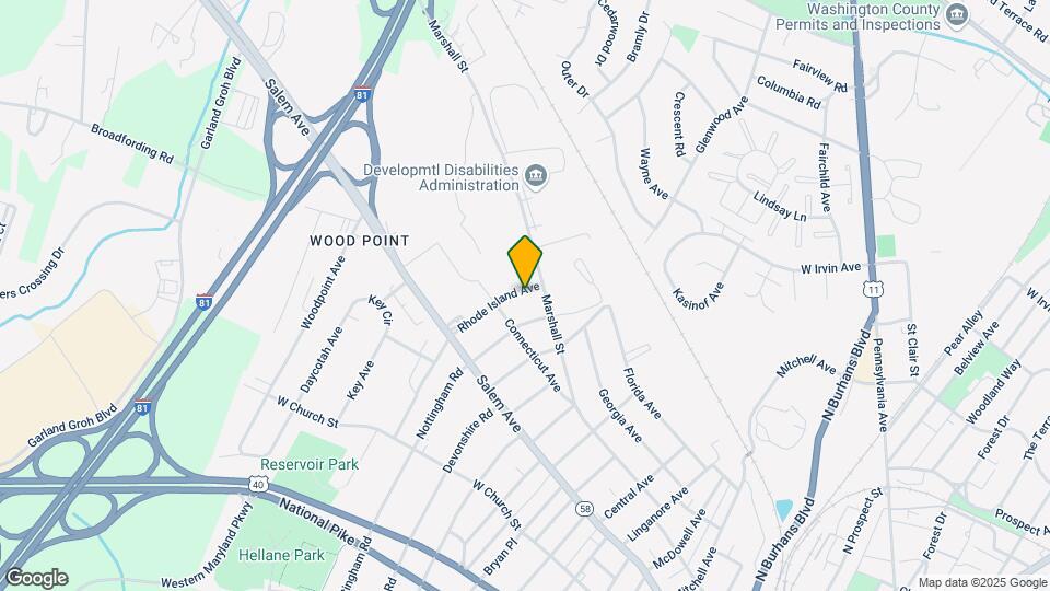 524 Rhode Island Ave Map and Location Details