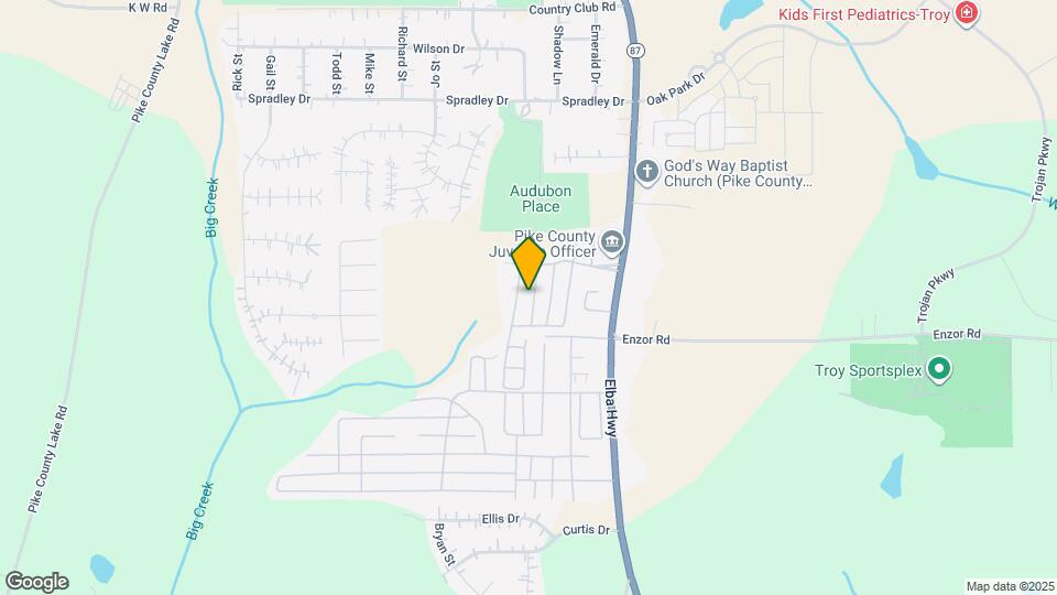 107 Andrew Ave Map and Location Details