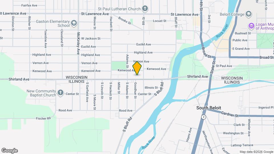 723 W Shirland Ave Map and Location Details