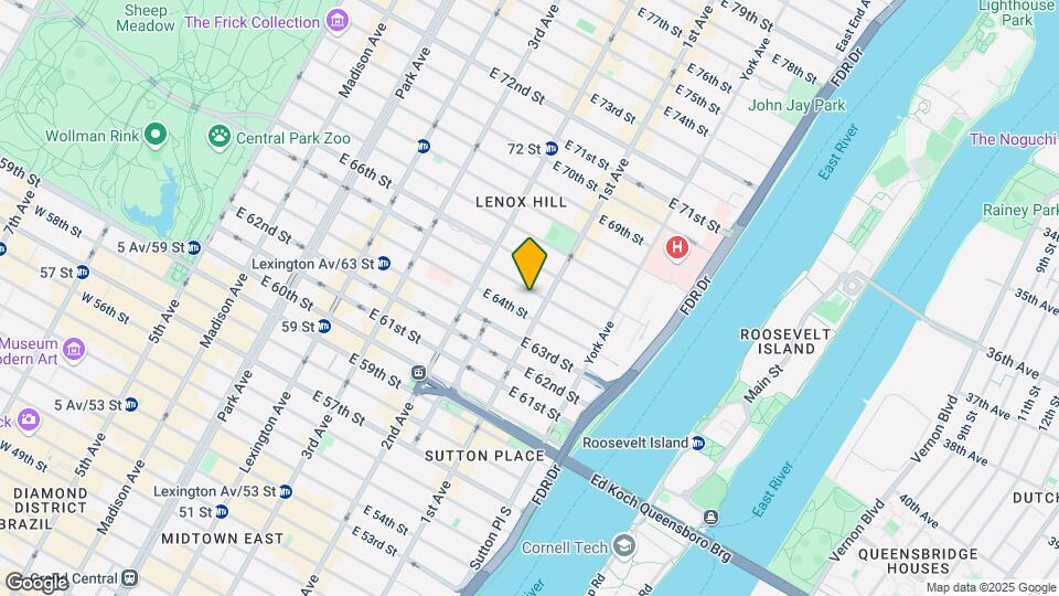 210 E 65th St Map and Location Details