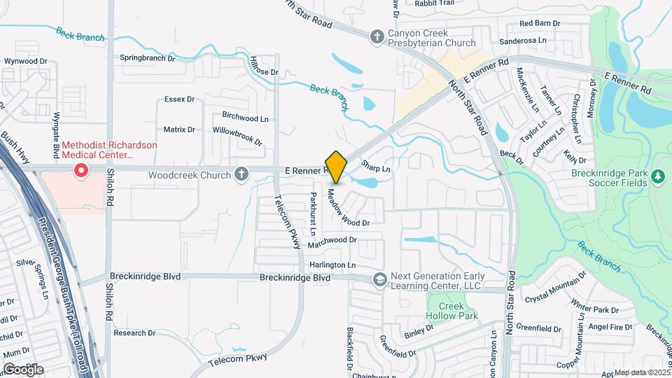 3310 Meadow Wood Dr Map and Location Details