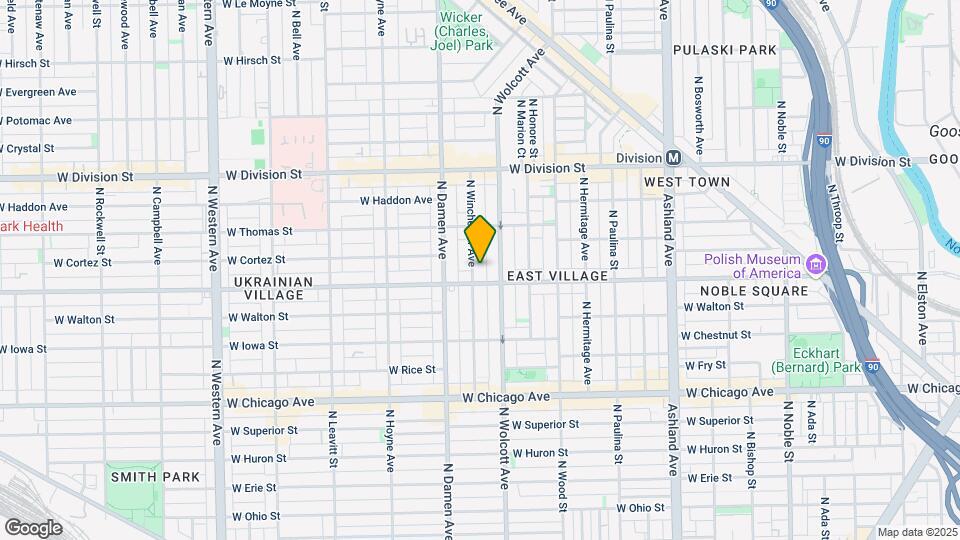 1013 N Winchester Ave, Unit 1 Mapa y Detalles de la Ubicación
