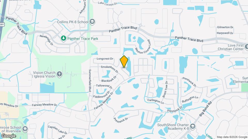 12916 Longcrest Dr Map and Location Details