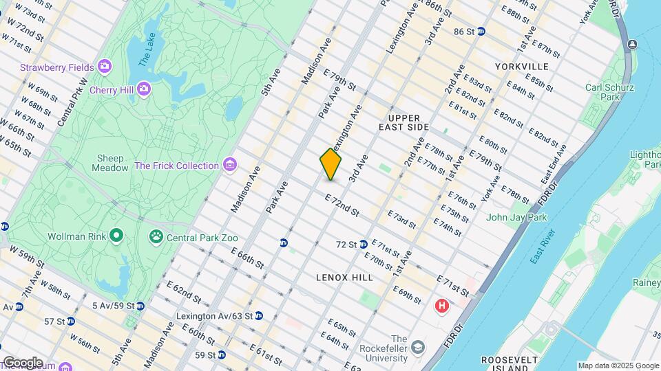 170 E 73rd St Map and Location Details