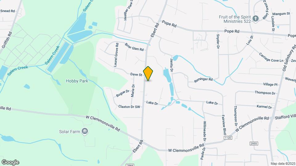 4011 Ebert Rd Map and Location Details