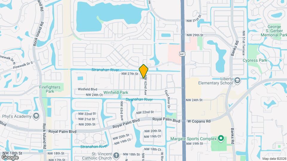 2615 NW 62nd Ave Map and Location Details