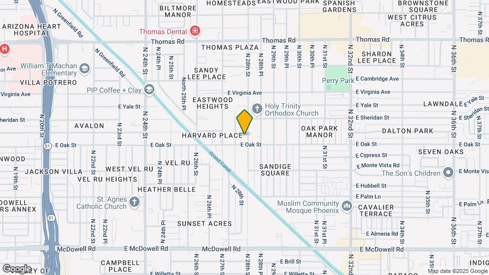 2310 N 28th St Map and Location Details