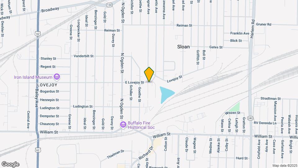 1339 Lovejoy St Map and Location Details