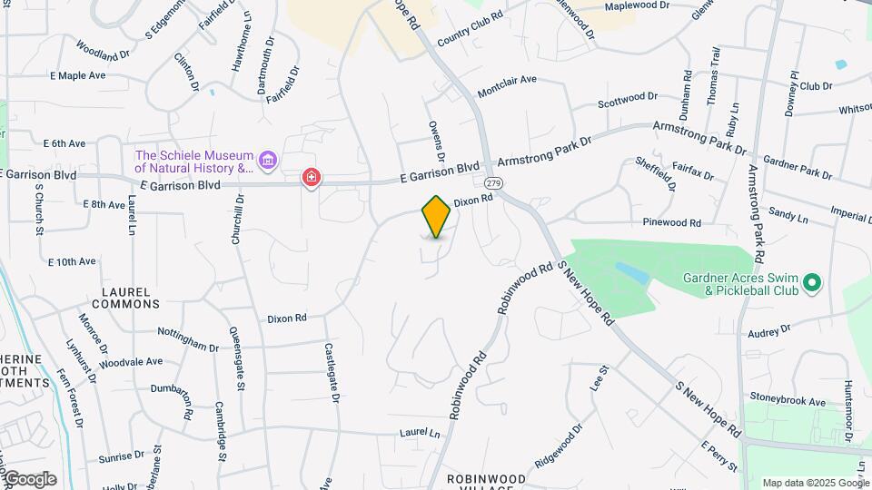 975 Surry Ln Mapa y Detalles de la Ubicación