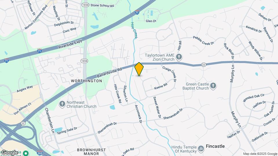 10704 Copper Ridge Dr Map and Location Details