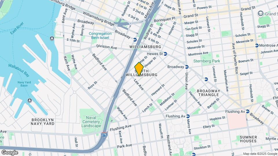199 Hewes St Map and Location Details