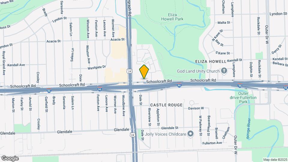 23848 Schoolcraft Rd Mapa y Detalles de la Ubicación