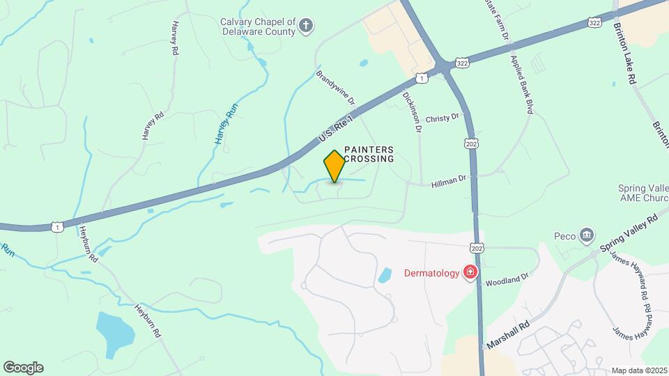 805 Painters Crossing Map and Location Details