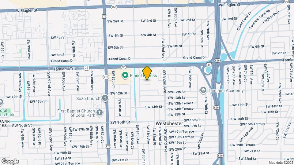 8335 SW 10th Terrace Map and Location Details