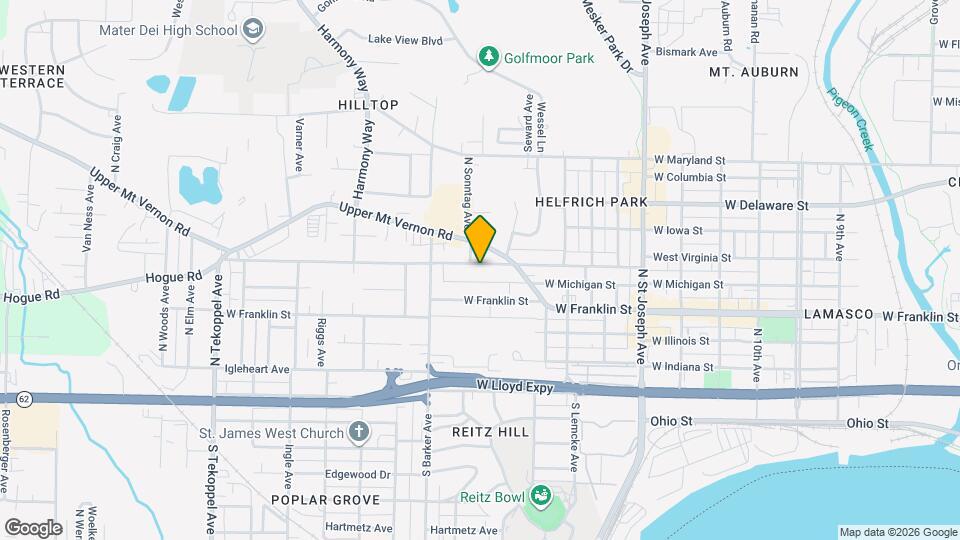 2728 W Virginia St Map and Location Details