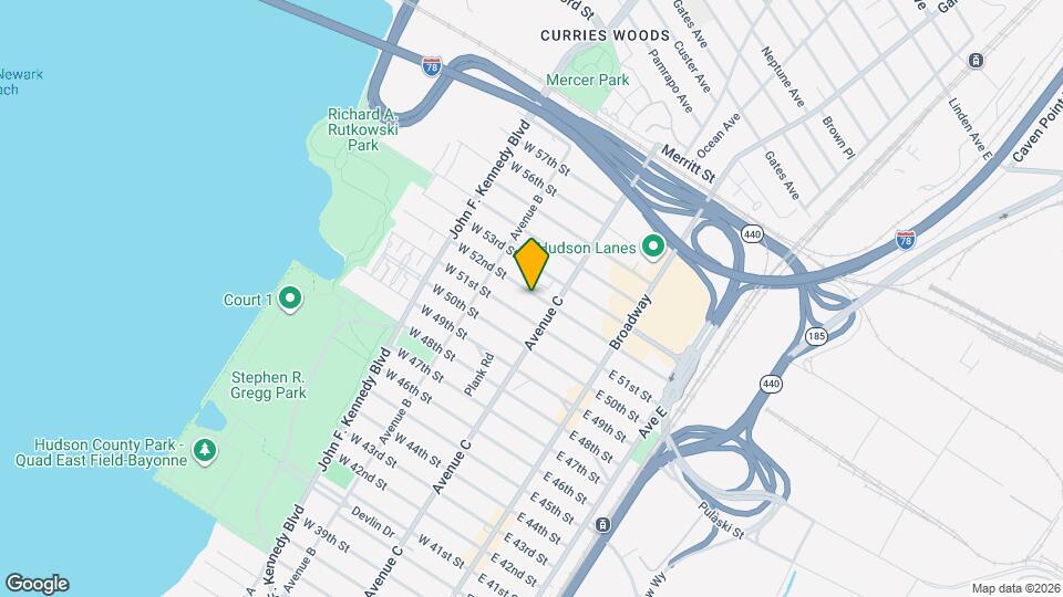74 W 52nd St Map and Location Details