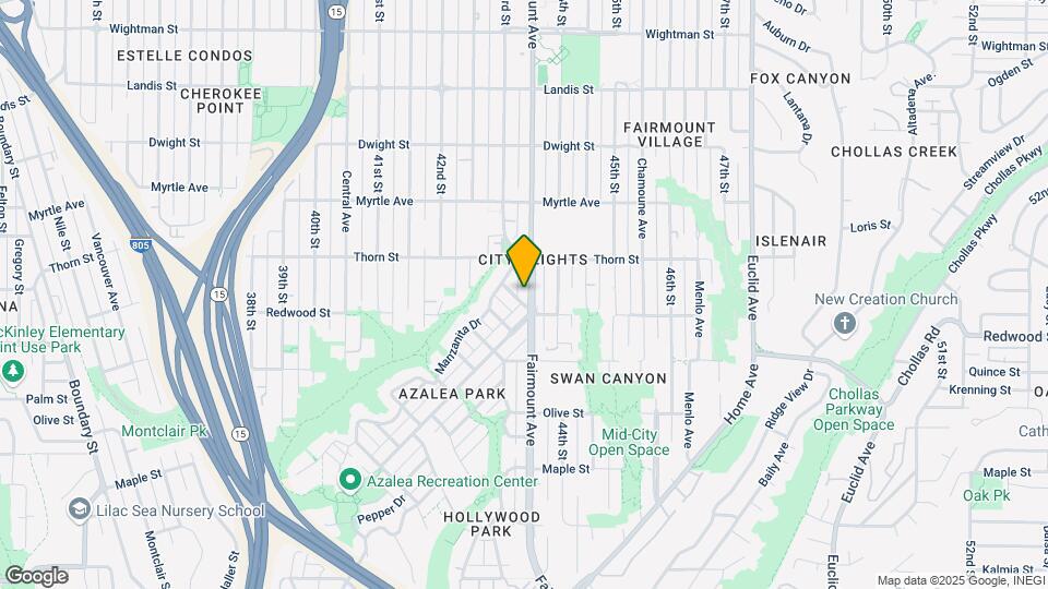 3118-3124 Fairmount Ave Map and Location Details