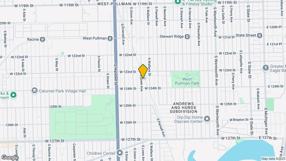 12333 S Lowe Ave Map and Location Details