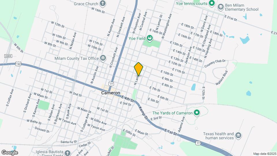 707 N Lamar Ave Mapa y Detalles de la Ubicación