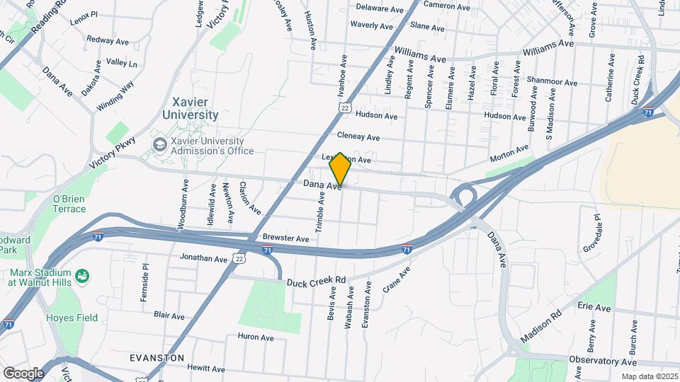 1923 Dana Ave, Unit 1923 Dana Ave#2 Map and Location Details