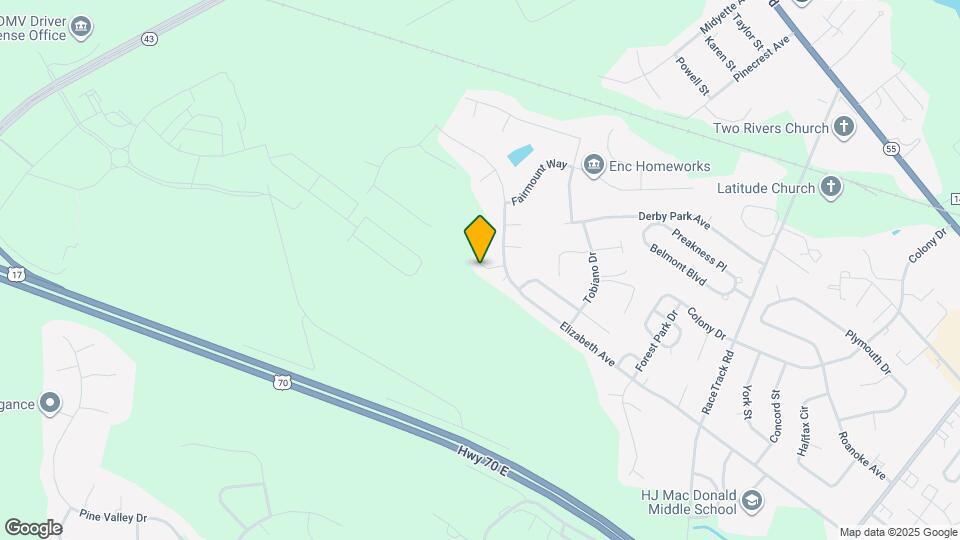 3821 Elizabeth Ave Map and Location Details