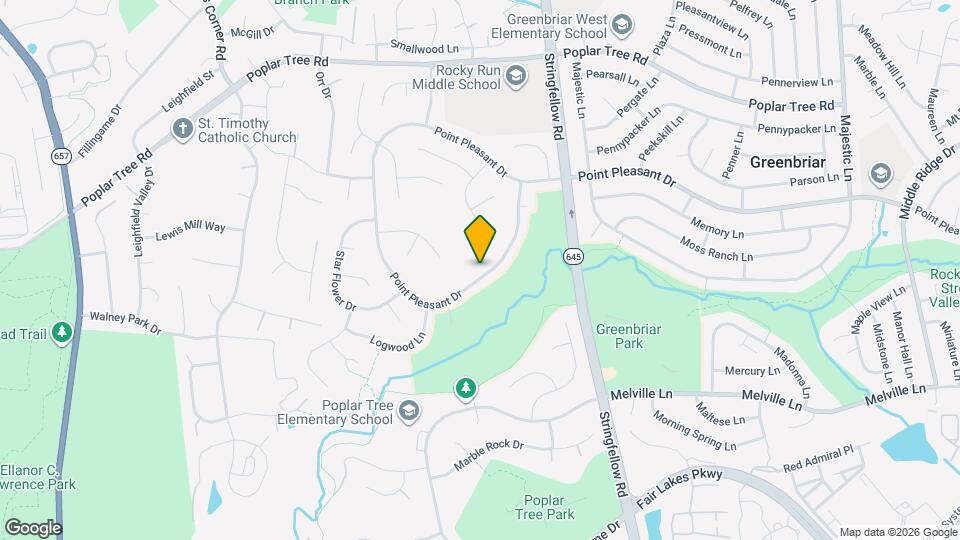 13527 Point Pleasant Dr Map and Location Details