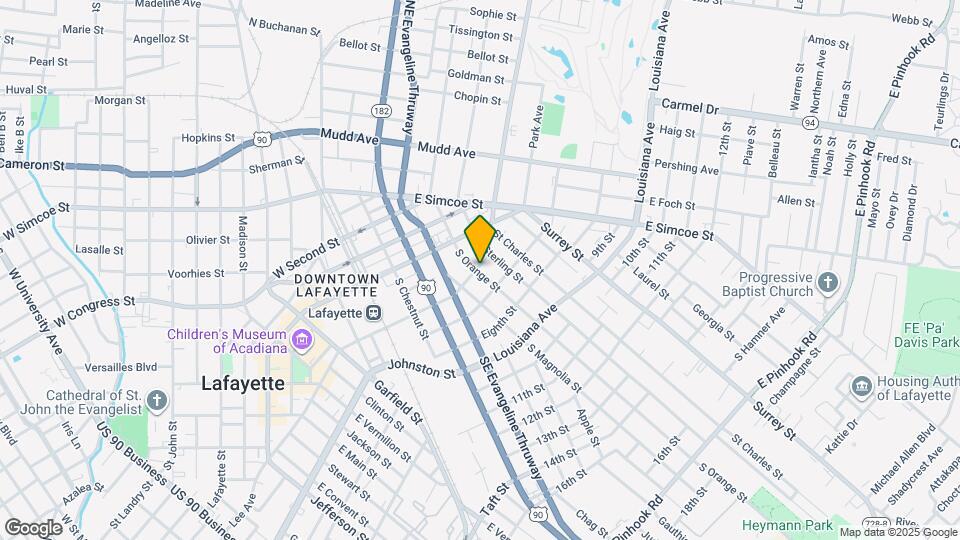 201 S Orange St Mapa y Detalles de la Ubicación