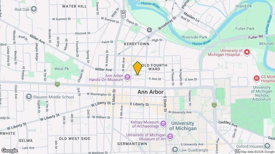 321 E Ann St, Unit 4 Mapa y Detalles de la Ubicación