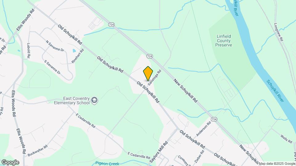 804 Sanatoga Rd Map and Location Details