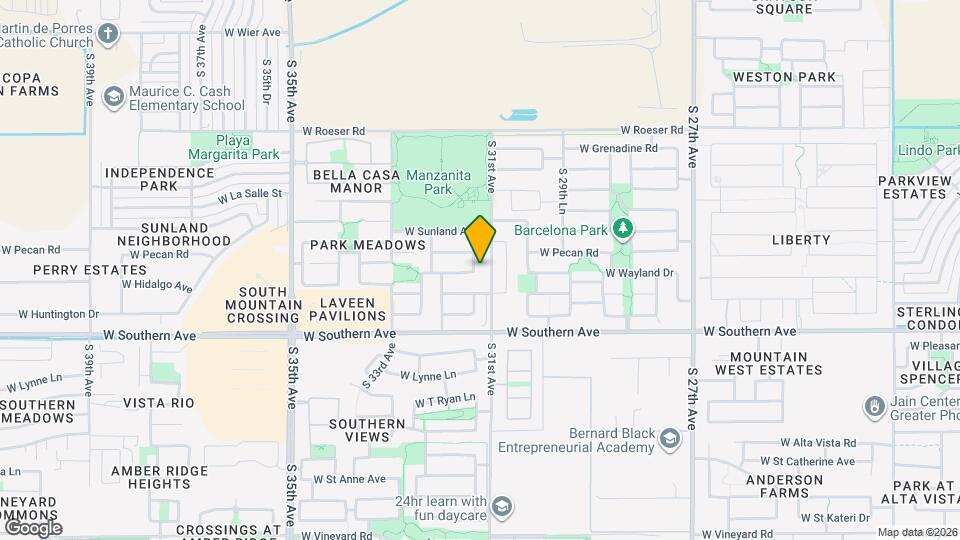 5719 S 31st Dr Map and Location Details