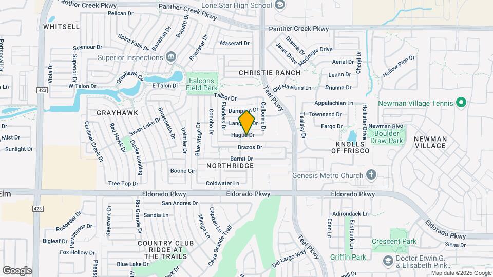 2231 Hague Dr Map and Location Details