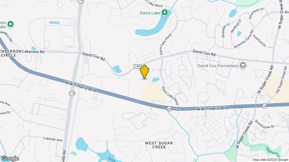 8627 Harris Lake Ln Map and Location Details