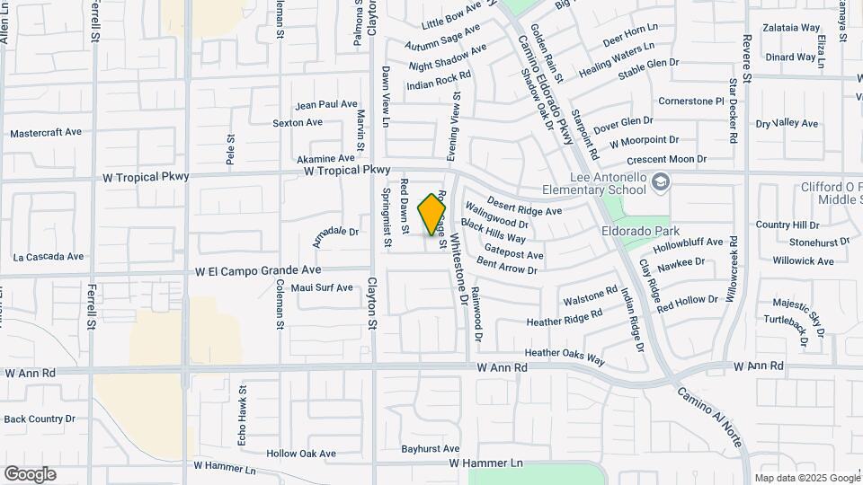 5832 Arrowleaf St Map and Location Details