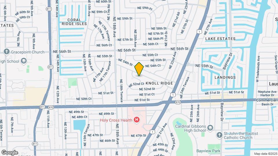5230 NE 20th Ave Map and Location Details