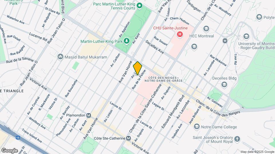 3821 De La Peltrie St Map and Location Details