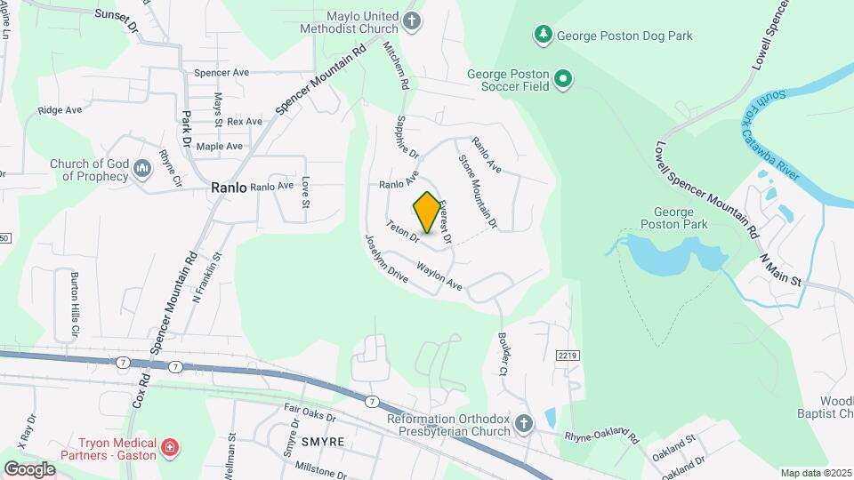 3109 Teton Dr Map and Location Details