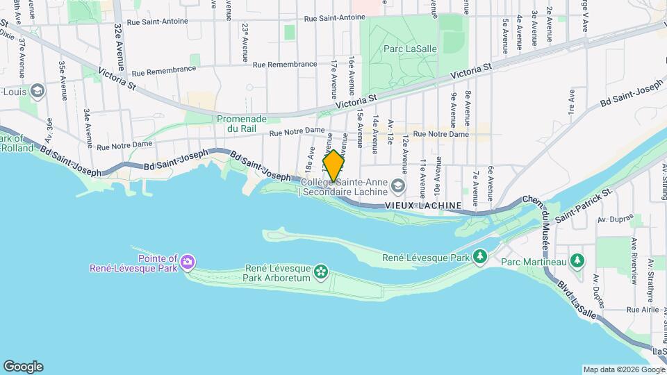 1610-1614 Saint-Joseph Boul E Map and Location Details