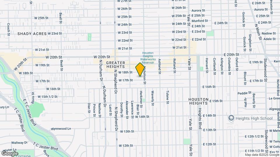 513 W 17th St, Unit 202 Map and Location Details