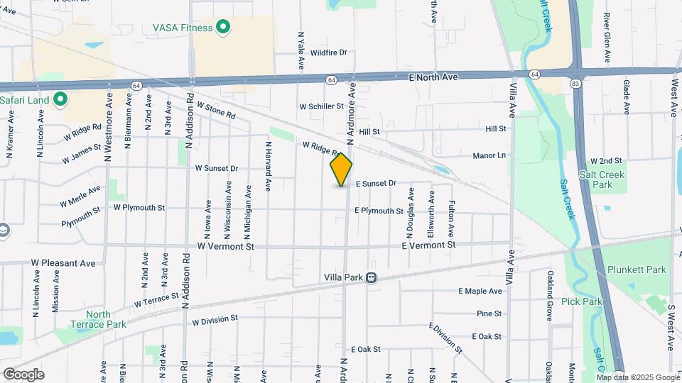 538 N Ardmore Ave Map and Location Details