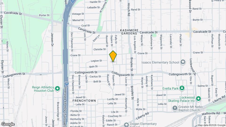 3806 Sayers St Map and Location Details