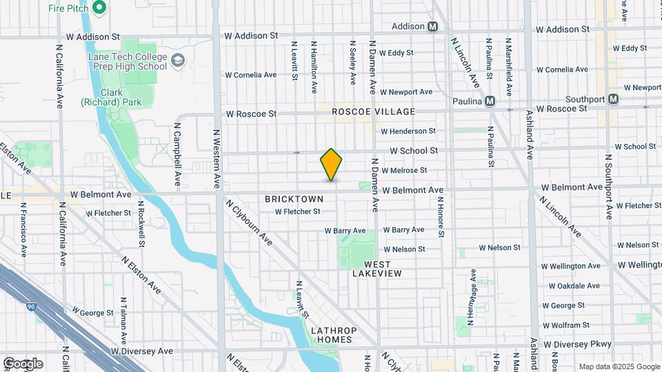 2104 W Belmont Ave Map and Location Details