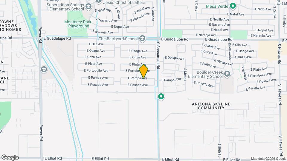 7507 E Pampa Ave Map and Location Details