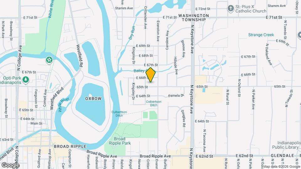 1916 E 65th St Map and Location Details