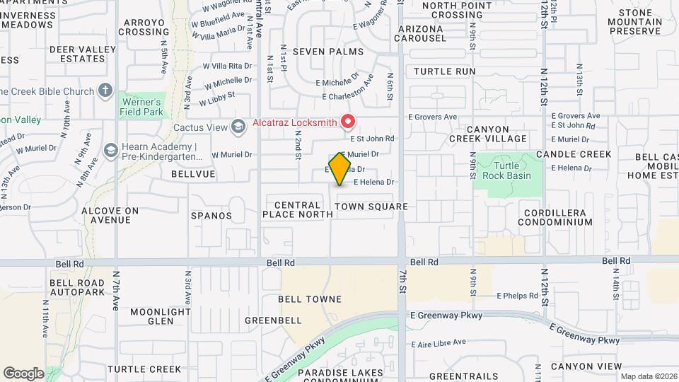 314 E Campo Bello Dr Map and Location Details